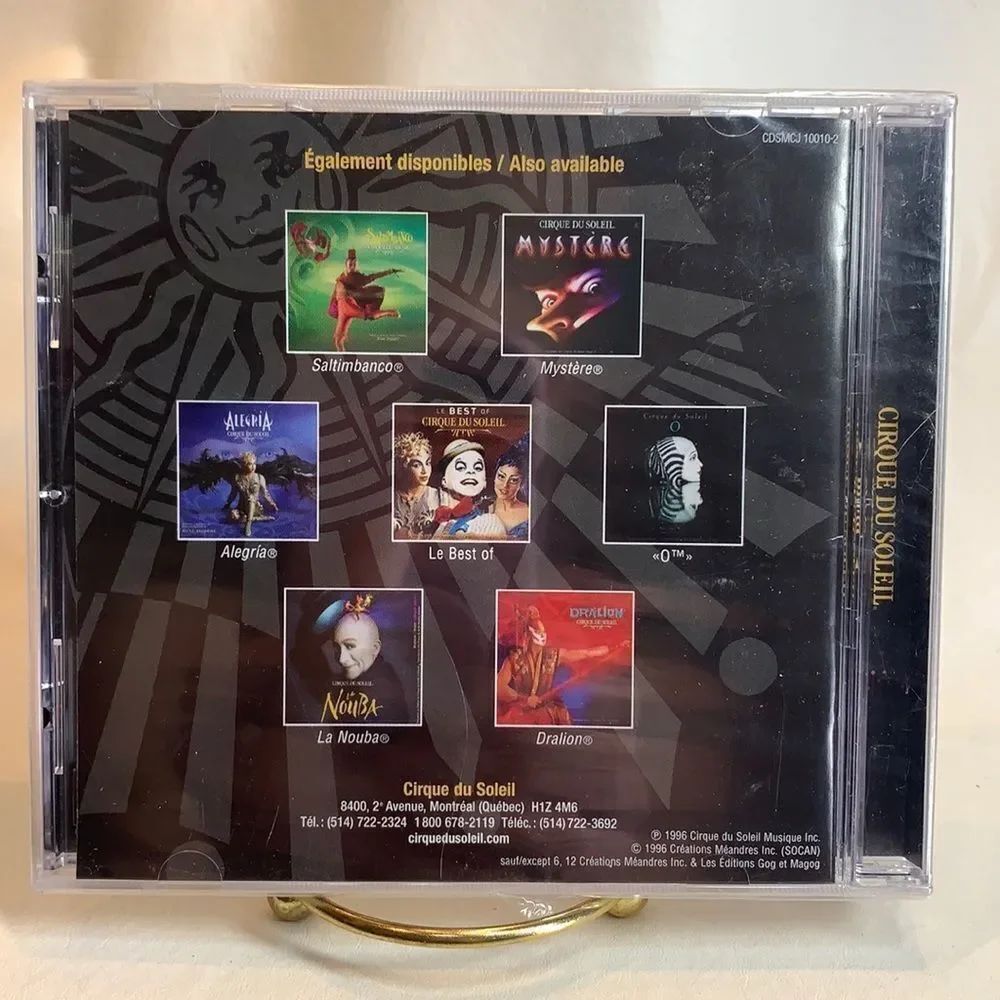 Cirque Du Soleil Musique  1996 New In Plastic